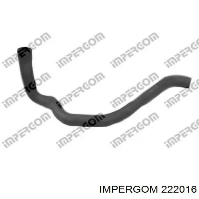 Шланг/патрубок радіатора охолодження, нижній Impergom 222016 ціна, від 4.87 USD