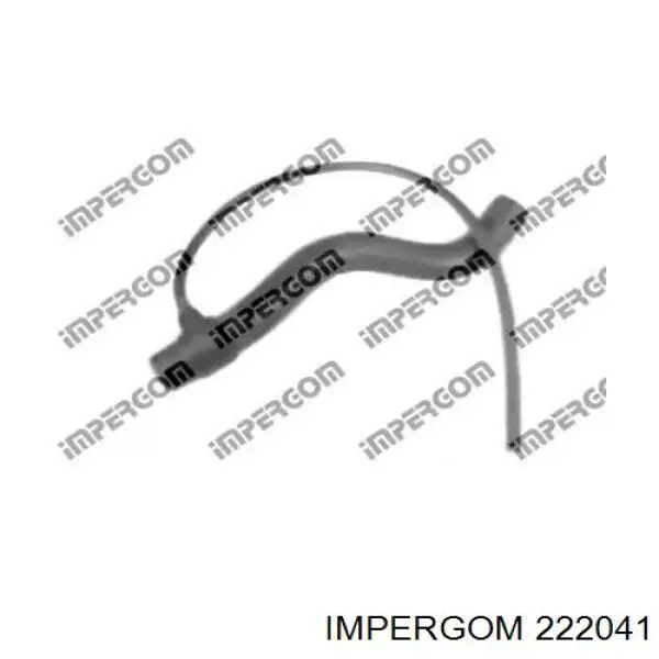 Шланг/патрубок радіатора охолодження, верхній 222041 Impergom