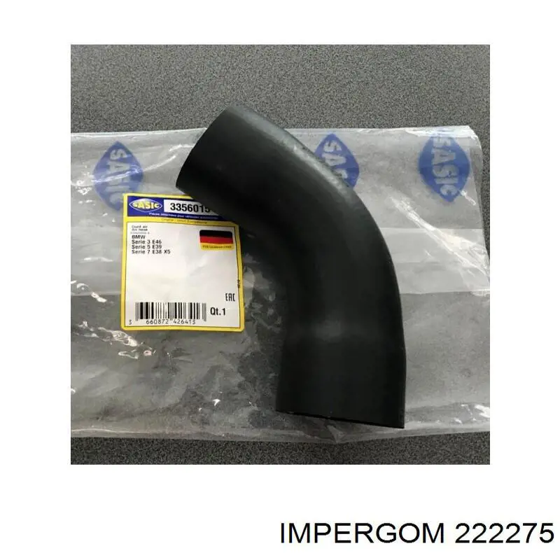 Патрубок повітряний, дросельної заслінки Impergom 222275 ціна, від 11.42 USD