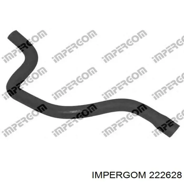 Шланг радіатора опалювача/пічки, обратка Impergom 222628 ціна, від 5.15 USD