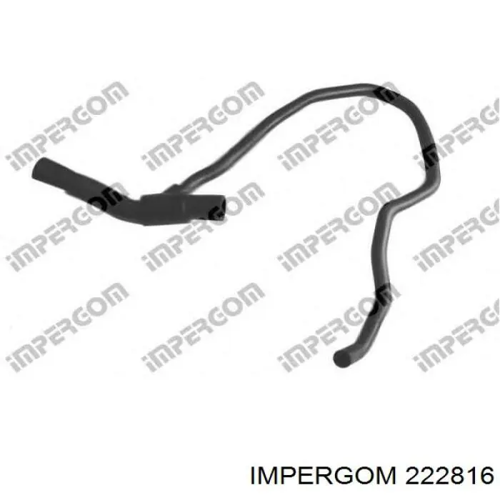 222816 Impergom Шланг/патрубок радіатора охолодження, нижній