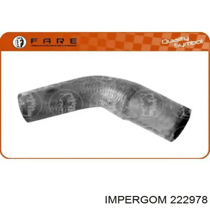 222978 Impergom Шланг (патрубок) термостата