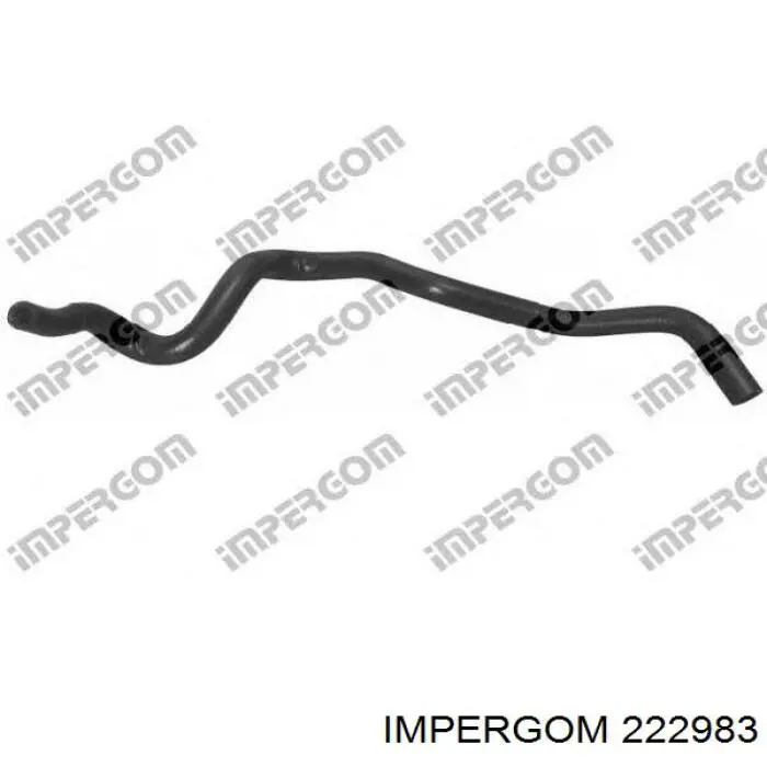 Шланг/патрубок радіатора охолодження, нижній Impergom 222983 ціна, від 8.17 USD