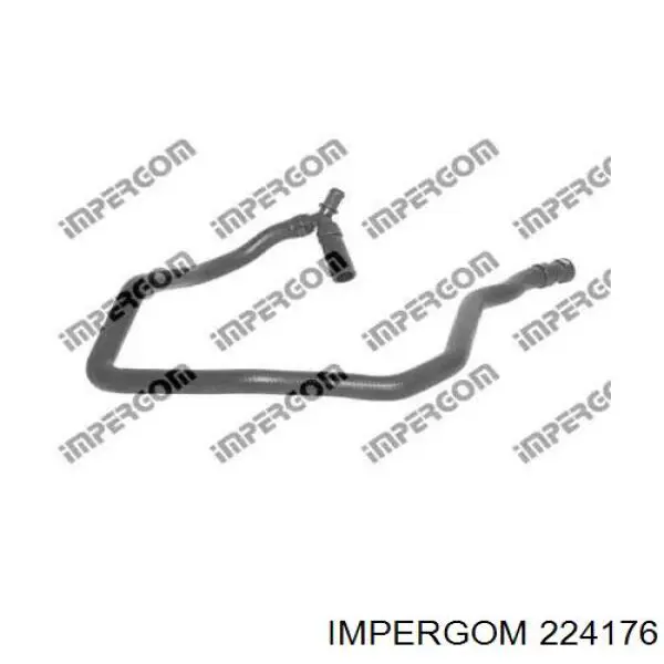 Шланг радіатора опалювача/пічки, обратка Impergom 224176 ціна, від 33.80 USD