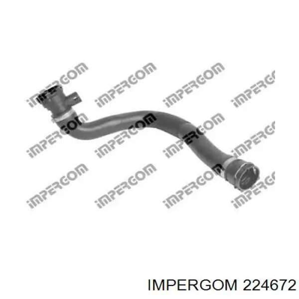 Шланг/патрубок радіатора охолодження, нижній 224672 Impergom