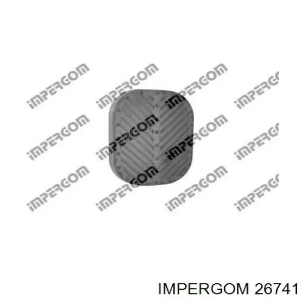 Накладка педалі зчеплення Impergom 26741 ціна, від 0.84 USD
