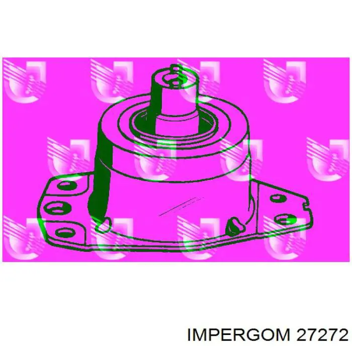 Подушка коробки передач FITM016 Kautek