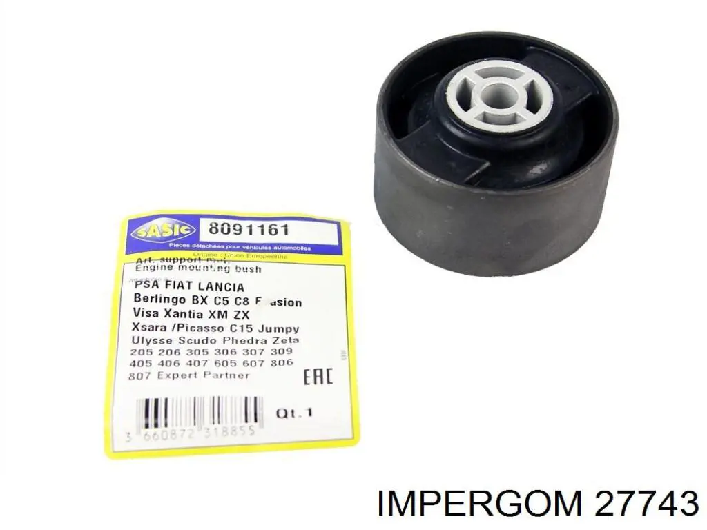 Задній сайлентблок двигуна Impergom 27743 ціна, від 6.08 USD