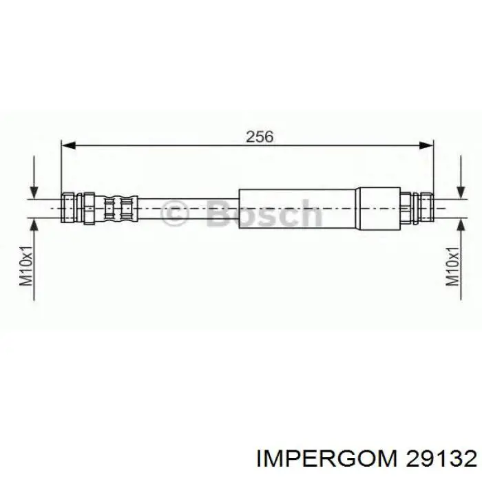 Опора амортизатора заднього 29132 Impergom