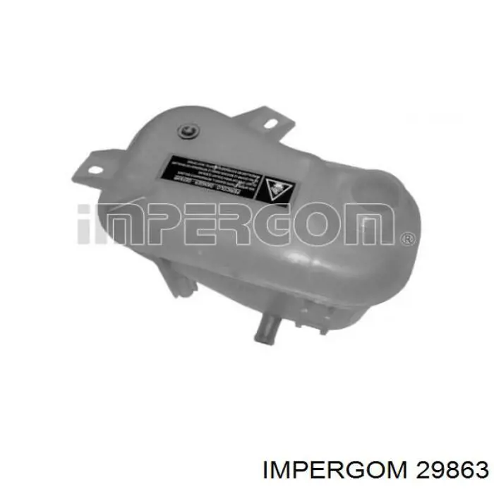 Купити 3002ZB1 Polcar Водяний бачок системи охолодження