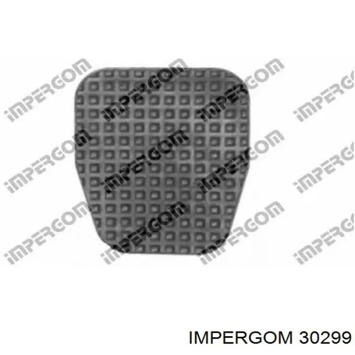 Купити 30299 Impergom Накладка педалі гальма
