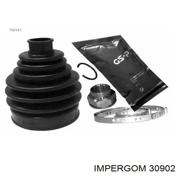 Пильник гранати внутрішній, передній півосі Impergom 30902 ціна, від 6.65 USD