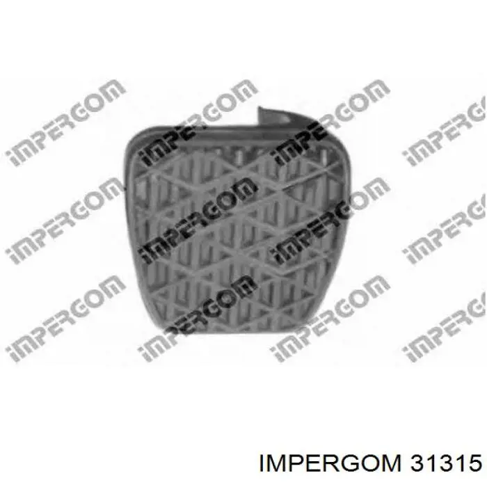 Накладка педалі зчеплення Opel 0560808 ціна, від 1.61 USD