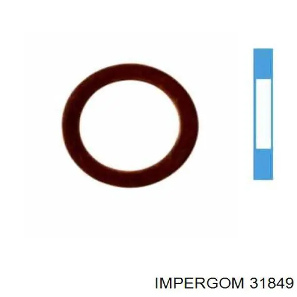 Подушка двигуна передня 31849 Impergom