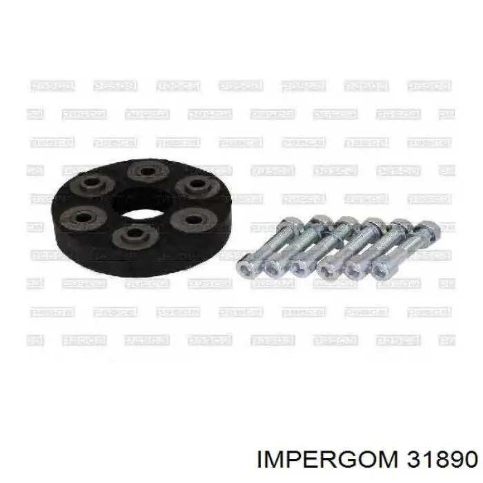 Муфта еластична карданного вала Impergom 31890 ціна, від 29.82 USD