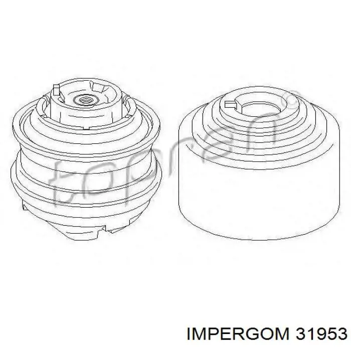 31953 Impergom подушка (опора двигуна ліва/права)