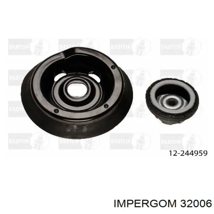 Опора стійки амортизатора переднього Impergom 32006 ціна, від 50.48 USD