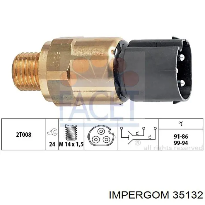 Буфер-відбійник амортизатора переднього Impergom 35132 ціна, від 9.28 USD