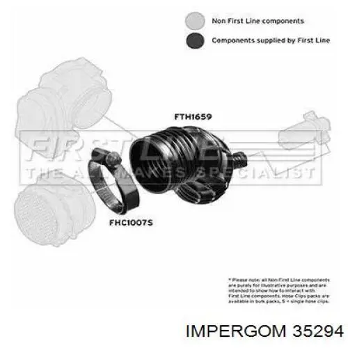 35294 Impergom подушка (опора двигуна ліва/права)