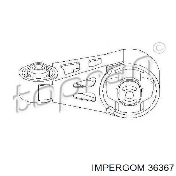 Купити 36367 Impergom Подушка (опора) двигуна, права верхня