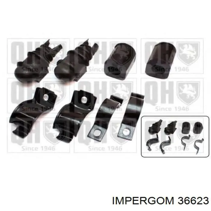Втулка стабілізатора переднього, зовнішня Impergom 36623 ціна, від 2.08 USD