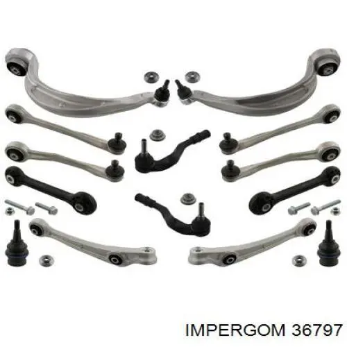 Сайлентблок задньої балки/підрамника Impergom 36797 ціна, від 21.32 USD