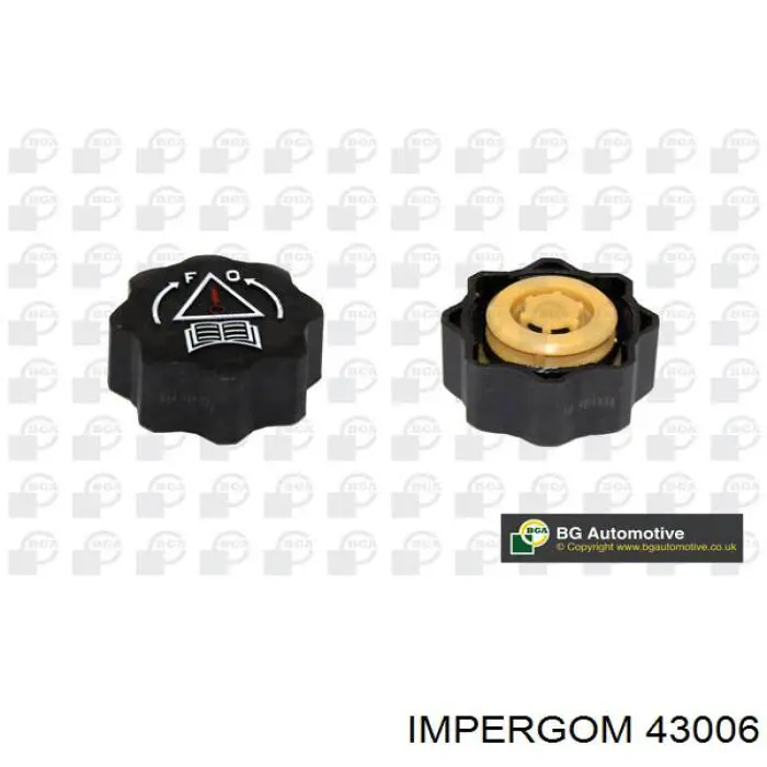 Кришка / пробка розширювального бачка Impergom 43006 ціна, від 3.60 USD