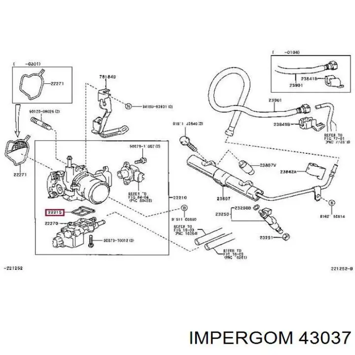 Купити 43037 Impergom Кришка маслозаливной горловини
