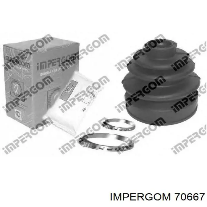 70667 Impergom Пильник ШРУСа зовнішній, передній піввісі