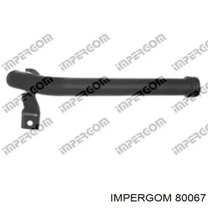 Патрубок термостата 80067 Impergom