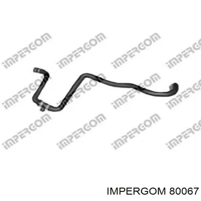 Патрубок системи охолодження Impergom 80067