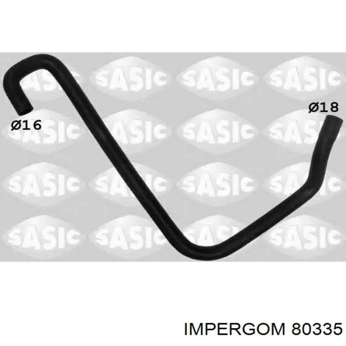 Шланг/патрубок водяного насоса, нагнітальний Impergom 80335
