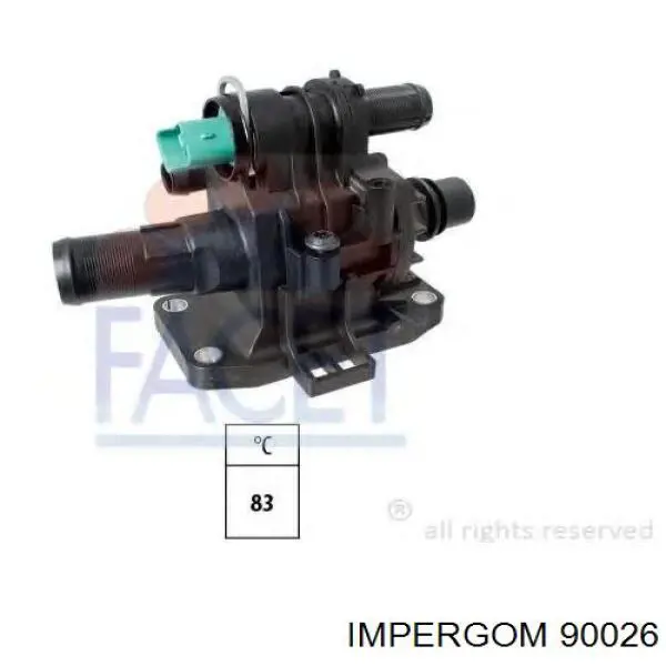 Кожух термостата Impergom 90026 ціна, від 14.03 USD
