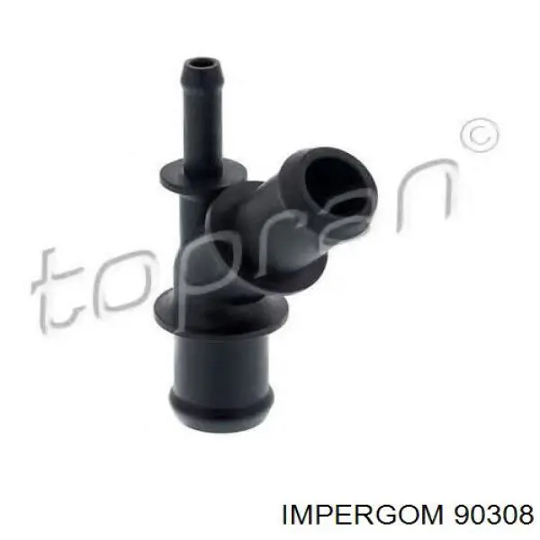 Фланець системи охолодження (трійник) Impergom 90308 ціна, від 3.41 USD