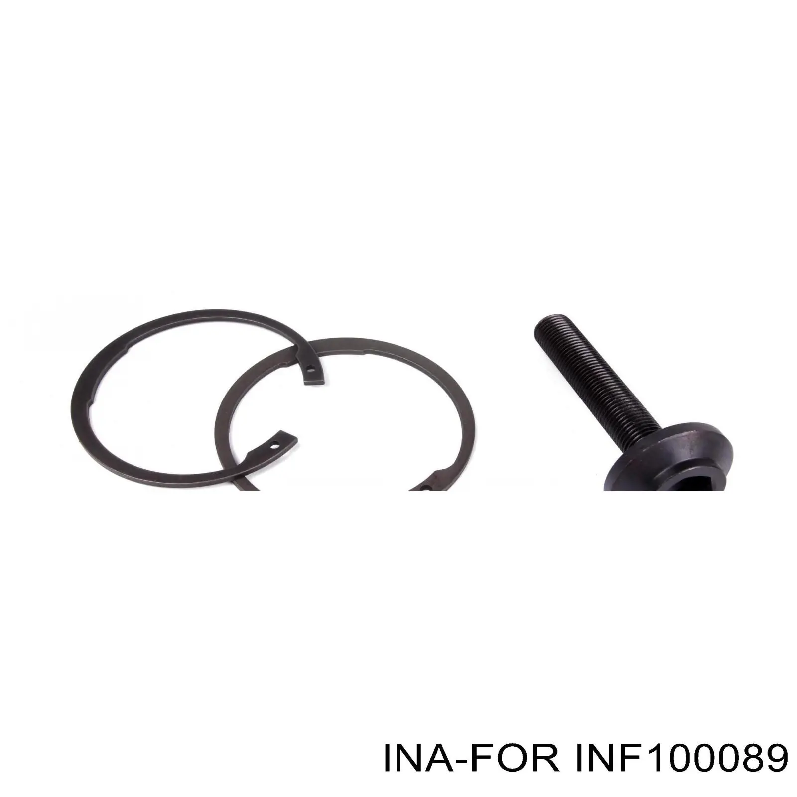 Комплект підшипник маточини передньої InA-For INF100089 ціна, від 18.39 USD