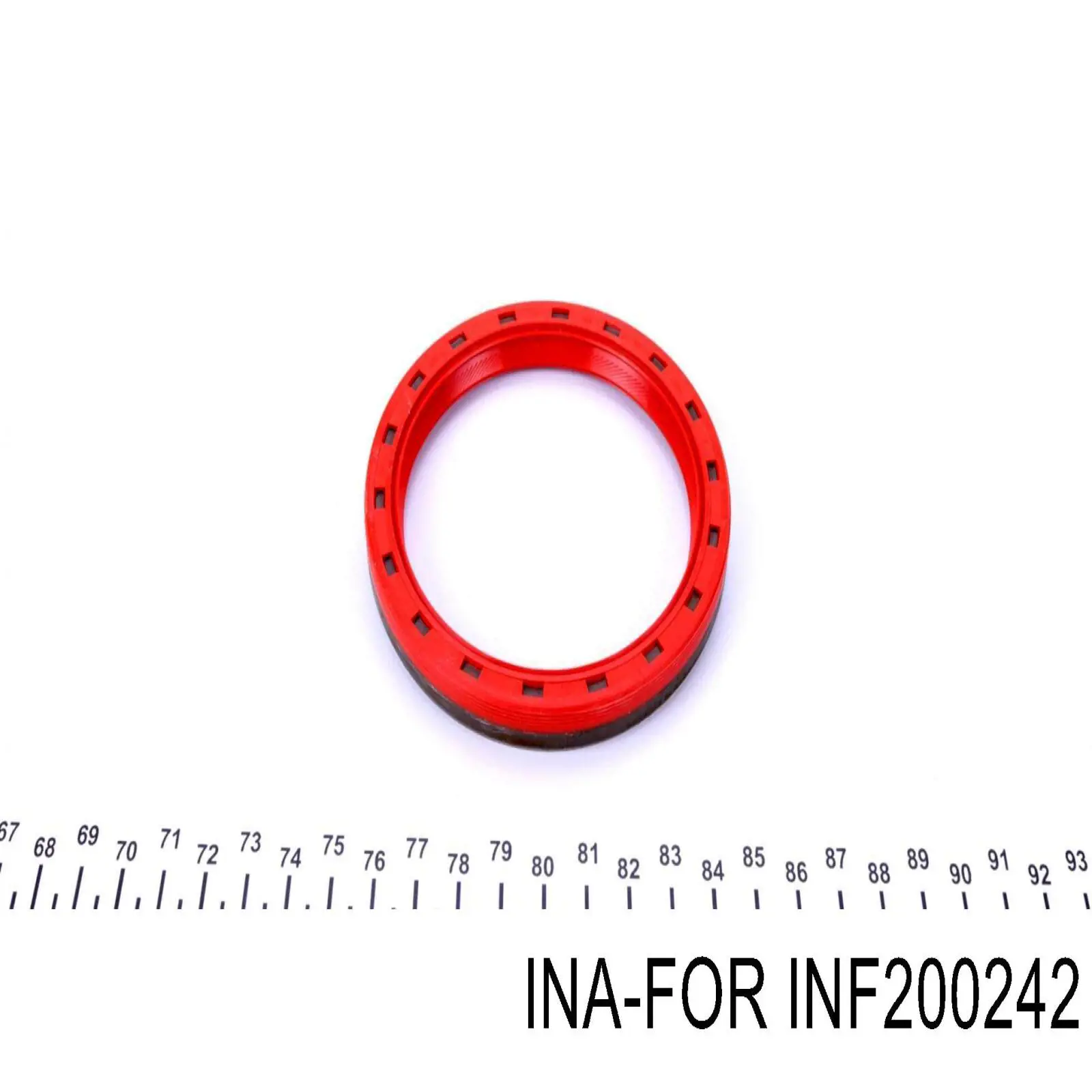 Сальник колінвала двигуна, задній InA-For INF200242 ціна, від 6.20 USD