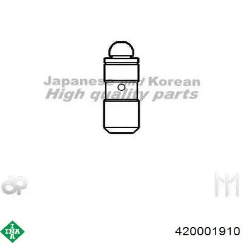 Штовхач клапана гідравлічний INA 420001910 ціна, від 8.26 USD