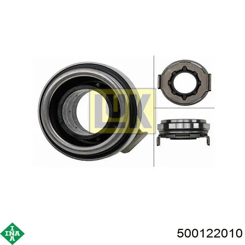 Вижимний підшипник INA 500122010 ціна, від 15.18 USD