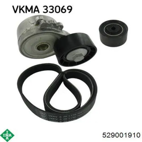 Ремінь приводний, агрегатів, комплект INA 529001910 ціна, від 71.78 USD