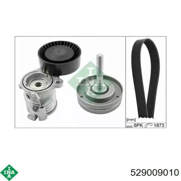 Ремінь приводний, агрегатів, комплект INA 529009010 ціна, від 80.67 USD