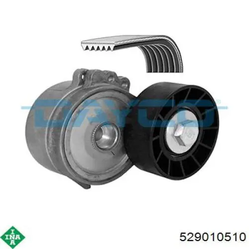 Ремінь приводний, агрегатів, комплект INA 529010510 ціна, від 47.42 USD