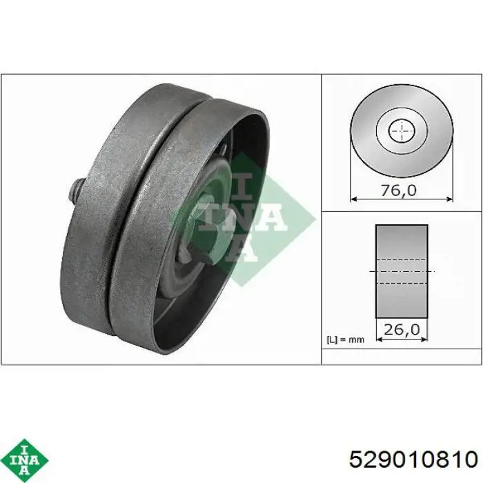 Ремінь приводний, агрегатів, комплект INA 529010810 ціна, від 79.65 USD