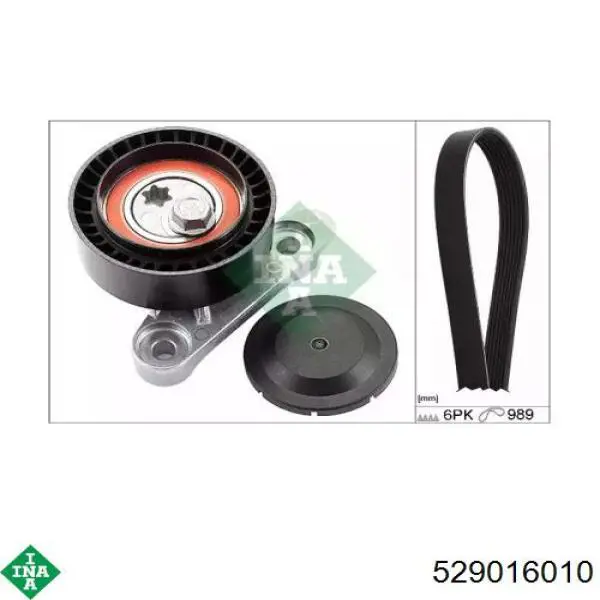 Ремінь приводний, агрегатів, комплект INA 529016010 ціна, від 50.87 USD