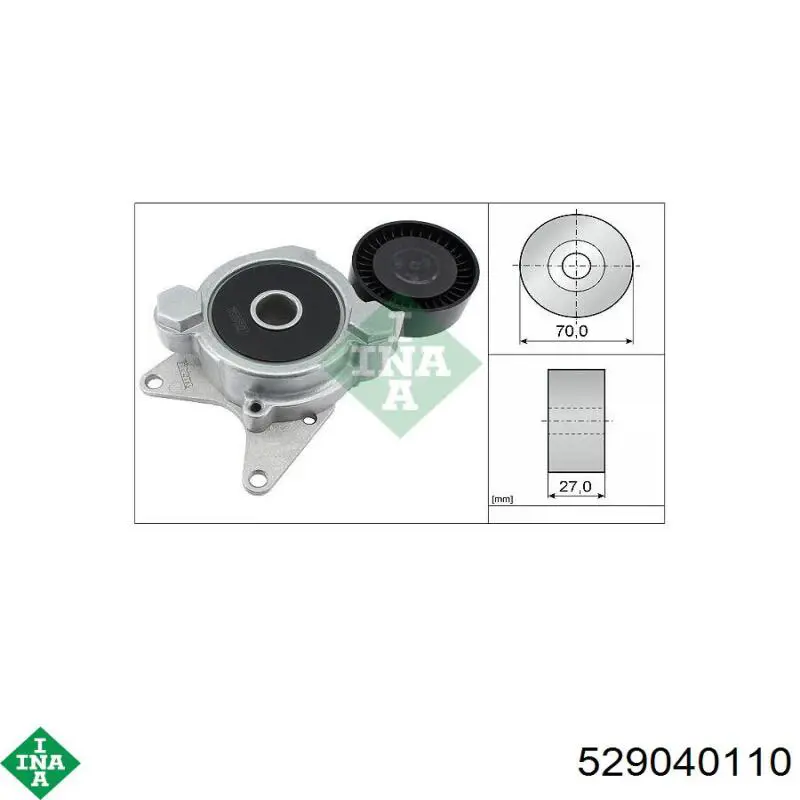 Ремінь приводний, агрегатів, комплект INA 529040110 ціна, від 153.49 USD