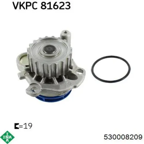 Комплект ГРМ INA 530008209 ціна, від  