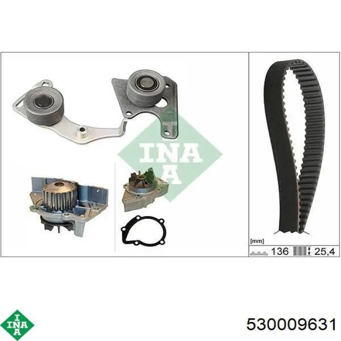 Купити 530009631 INA ГРМ ремень