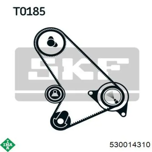 Комплект ГРМ INA 530014310 ціна, від 75.56 USD