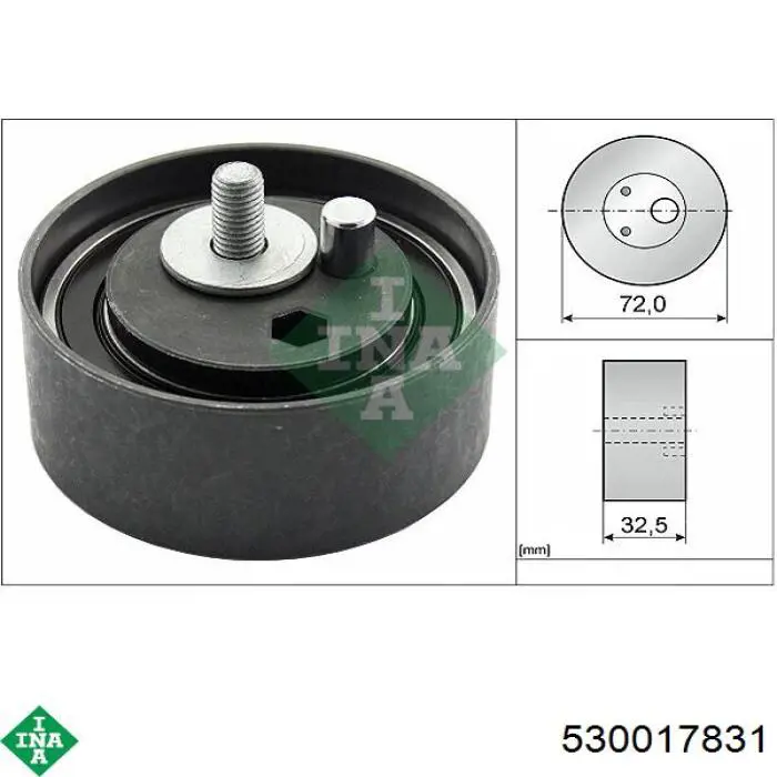 Комплект ГРМ INA 530017831 ціна, від 216.38 USD