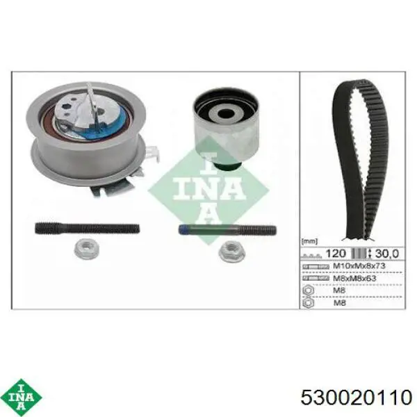 Комплект ГРМ INA 530020110 ціна, від 94.31 USD