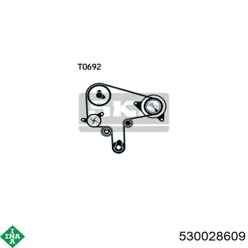 Комплект ГРМ 530028609 Polcar